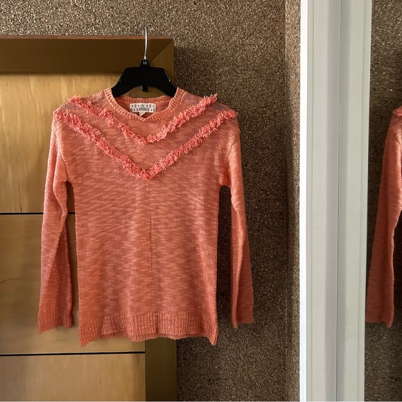 Pink Republic Other - Pink Republic Girls Fringe Sweater Cotton Blend Size L